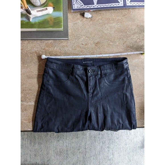 elie tahari waxed low rise pants - Picture 4 of 4